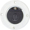 T-H Marine Scupper Valve Assembly | Flush Mount Boat Flapper Scuppers with Grooves Inside to Mount Over 1" to 1.25" Drain Tubes | White Frame/Black Flapper by Boating Accessories