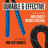 Weighted Jump Rope for Home Workout - Durable Skipping Rope for Total Body Exercise - 2.9lbs, 9.9 Feet Long