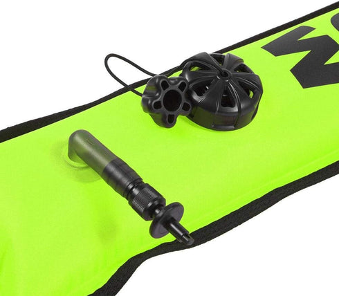 Vbestlife. 6FT Inflatable Tube Sausage Submersible Scuba Diver SMB Surface Safety Signal Buoy Marker Buoy Accessory