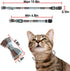 Cat Collar Breakaway with Bell and Bow Tie - Set of 2 PCS Adjustable Safety Plaid Design Collars (Green & Light Blue