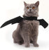 Cat Halloween Costume with Bat Wings, Pet Apparel for Halloween Party Dress Up for Cats and Small Dogs