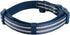 Reflective Nylon Dog Collar - Adjustable Blue Neoprene Padding for Small Dogs (Neck 9.8"-15")