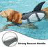 Doglay Shark Dog Life Jacket, Adjustable Pet Flotation Vest for Small Medium Large Dogs, High Buoyancy