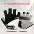 Sports Gloves Men Fitness Women Equipment Training Gloves Anti-Slip Single Lever Cycling Half Finger Gloves Anti-Slip Abrasion Shock Absorption by ANJMEICH