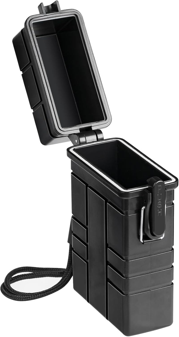 Waterproof Case, Airtight Holder Case for Whole Package 20pcs 84-100mm Size, EDC