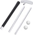 LEAGY 4-Sections Portable Golf Putter, Right & Left Hand, Includes 2 Golf Balls, 1Pack Golf Bag