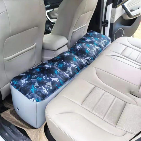 Berocia Inflatable Car Air Mattress Back Seat Bed, Universal Back Seat Gap Filler Pad Extender for SUV Camping Sleeping