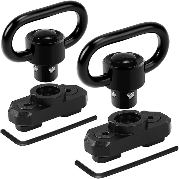 Two Point Traditional QD Sling, 1.25" 2 Point Sling Swivels Mounts for Mlock