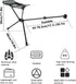UKQRRTC Universal Camping Chair Foot Rest Folding Attachable Footrest Leg Rest Outdoor Retractable Folding Chair