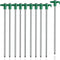 Tent Stakes, 10PCS Heavy Duty Pegs, Outdoor Camping Windproof Ground Stakes for All Kinds of Ground