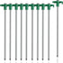 Tent Stakes, 10PCS Heavy Duty Pegs, Outdoor Camping Windproof Ground Stakes for All Kinds of Ground