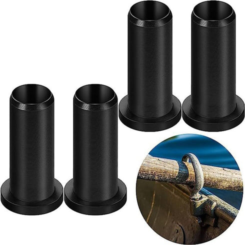 Oar Lock Socket Insert 4 Pack - Oarlock Socket Bushing for Boat Hardware & Kayak Paddle Accessories