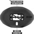 Nxtrnd One Football Mouth Guard with Strap - Fits Adult & Youth (Black)