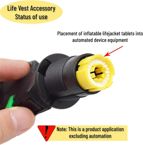 Portable Inflatable Bobbin Replacement Life Jacket Vest Accessory, Simple #011, SPYMINNPOOt2gyc9gomk
