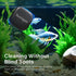 Novique 8mm (5/16 Inches) Mini Aquarium Glass Magnetic Cleaner Brush Small Fish Tank Magnetic Scrubber Suitable