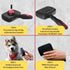 Combo Dog Brush - Slicker & Undercoat Rake - Self Cleaning Grooming Tool for Medium & Long Haired Pets