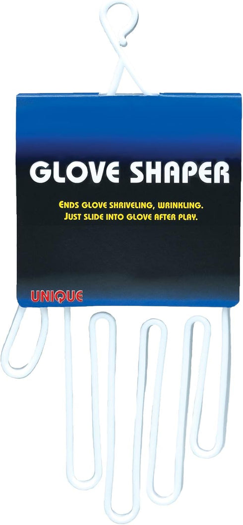 Unique Sports Glove Shaper for Golf, Baseball, Racquetball, Tennis, and Football, white (GS-1)