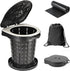 Upgrade Retractable Portable Toilet Camping Toilet Lightweight and Height Adjustable Folding Travel