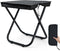 16" Foldable Portable Camping Stool Heavy Duty 350lbs for Adults, Lightweight Travel