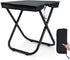 16" Foldable Portable Camping Stool Heavy Duty 350lbs for Adults, Lightweight Travel