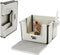 Pawque High Sides Large Cat Litter Box, Low Entry Open Top Foldable