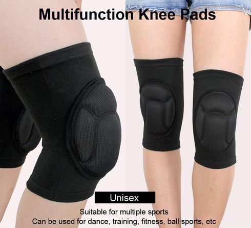 Knee Pads for Women & Men, Basketball Volleyball Wrestling Gear Soft Knee Protectors