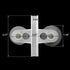 OIIKI 16PCS Aquarium Fish Tank Divider with Suction Cup, Silica Gel Holders for Glass Cover Separating Divider