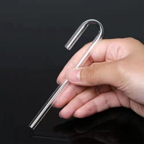 2X Acrylic U Shape Tube for Aquarium Air Pump, CO2 Diffuser Connector Tube