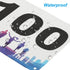 (Pack 100) Durable Waterproof Running Bib Numbers for Marathon Events - Multicolor