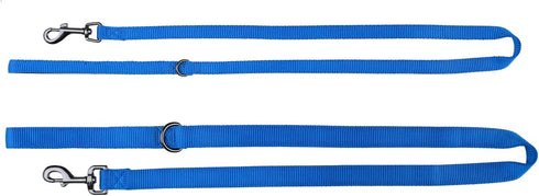 Advanced 4 Feet Dog Leash with Soft Padded Handle, Sturdy Nylon for Small Medium Dogs Walking, Training (Classic Blue,