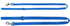 Advanced 4 Feet Dog Leash with Soft Padded Handle, Sturdy Nylon for Small Medium Dogs Walking, Training (Classic Blue,