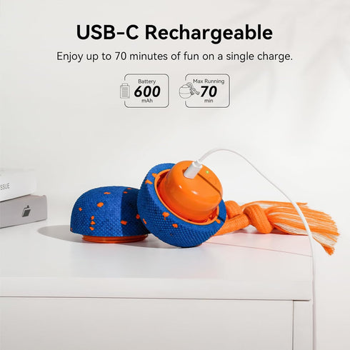 Cheerble Smart Interactive Dog Toy, Wicked Ball Rolly, Automatic Moving, Bouncing, Rotating, E-TPU Material, Active