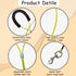 Pet Grooming Loops for Dogs, Stainless Steel No Sit Haunch Holder for Grooming Arm and Table