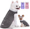 iBuddy Dog Winter Coats - Waterproof Warm Snow Jacket with Fleece Vest, Reflective Adjustable Cold Coat for Dogs