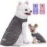 iBuddy Dog Winter Coats - Waterproof Warm Snow Jacket with Fleece Vest, Reflective Adjustable Cold Coat for Dogs
