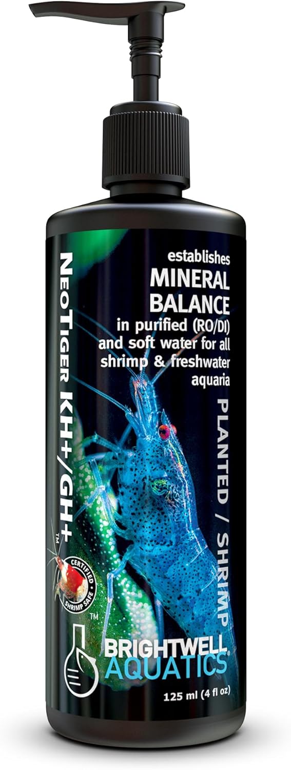 Brightwell Aquatics NeoTiger KH+/GH+ Mineral Supplement Balances Hardness in RO/DI Water with