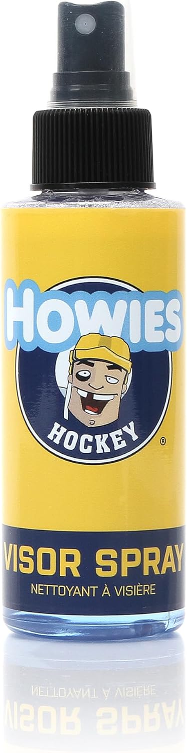Howies Anti-Fog Visor Spray Fog-Free Vision for Hockey, Football & Sports Goggles