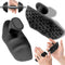 HTYCLINE Fingerless Gym Gloves for Men & Women - Rubber Anti-Slip Workout Gloves