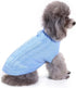 Dog Sweater for Small, Medium, Large Dogs - Warm Winter Turtleneck Pet Clothes for Cats and Puppies, Classic Christmas
