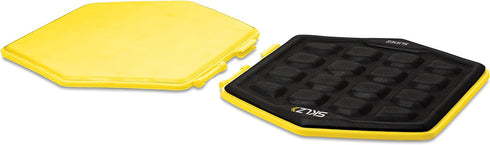 SKLZ Slidez Dual-Sided Exercise Glider Discs for Core Stability, Standard Use, Yellow