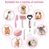 8-Piece Set Haminway Dog Grooming Kit Pink | Pet Brush for Shedding, Dematting, Nail Clipping & Bathing | Ideal