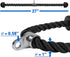 Yes4All Deluxe Tricep Rope Cable Attachment, 27 & 36 inch, 4 Colors for Gym Pull Down Rope