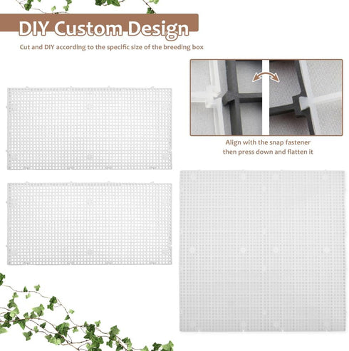 DQITJ 5 Pcs DIY Hermit Crab Ladder Climbing Toy Climbing Wall Tank Accessories Aquarium Decoration