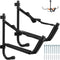 Pack Kayak Storage 15” Folding Rack Max Load 100 LBS Swivel Hooks Wall Mount for Indoor Outdoor