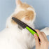 5 Pieces Pet Grooming Comb, Rubber Handle Dog Hair Comb for Removing Eye Mucus, Knots, Mats, and Tangles