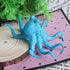4 PCS Fluorescent Artificial Octopus Aquarium Ornament with Suction Cup Fish Tank Decoration