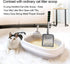Cat Litter Scooper, Metal Cat Litter Scoop, Long Handle Aluminum Litter Box Scooper for Multi-Cat Families