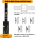 KRYDEX Single/Double Pistol Mag Pouch - Nylon Magazine Pouch 9mm with Quick Release Insert