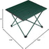 Tesouro Portable Camping Table,Folding Side Table Aluminum Top for Outdoor Cooking, Hiking, Travel, Picnic (Blackish