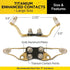 Dogtra Large Titanium Enhanced Contacts for Dogtra Remote Dog Training eCollars